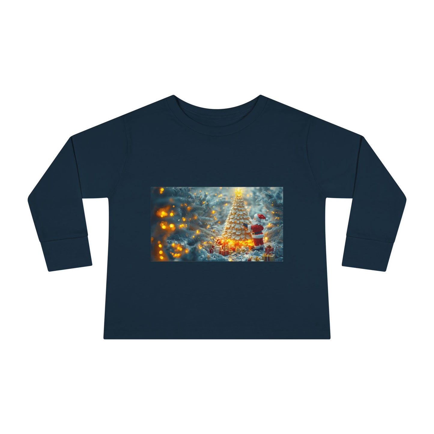 Chirstmas 2024 Series Print #10 Toddler Long Sleeve Tee