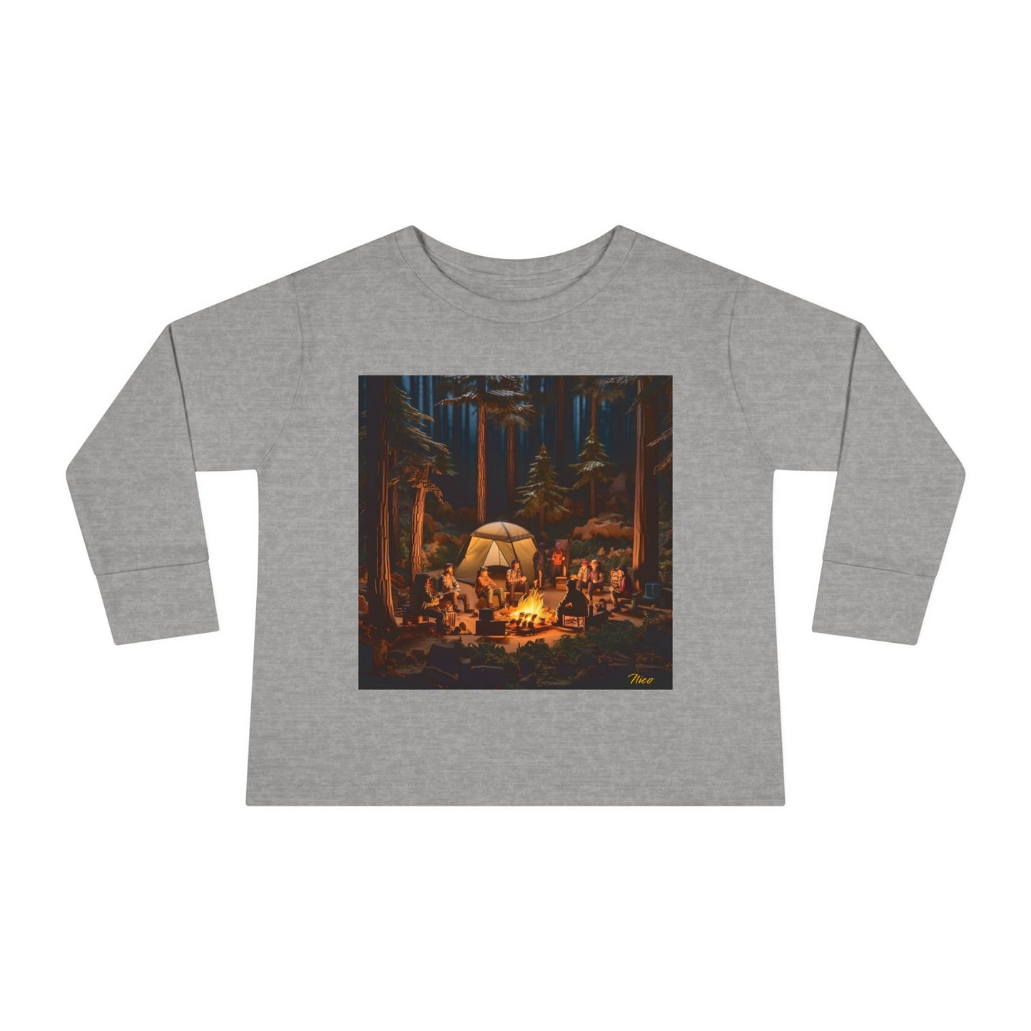 Under The Starry Skies Series Print #4 Toddler Long Sleeve Tee