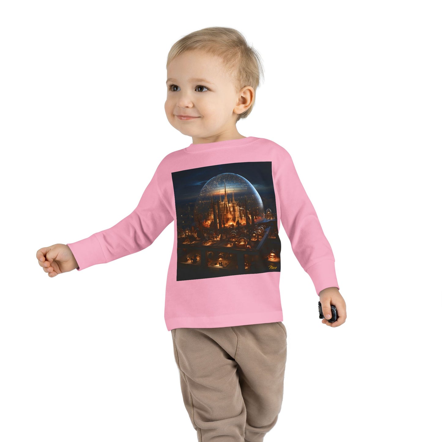 Elons' Dream Series Print #10 Toddler Long Sleeve Tee