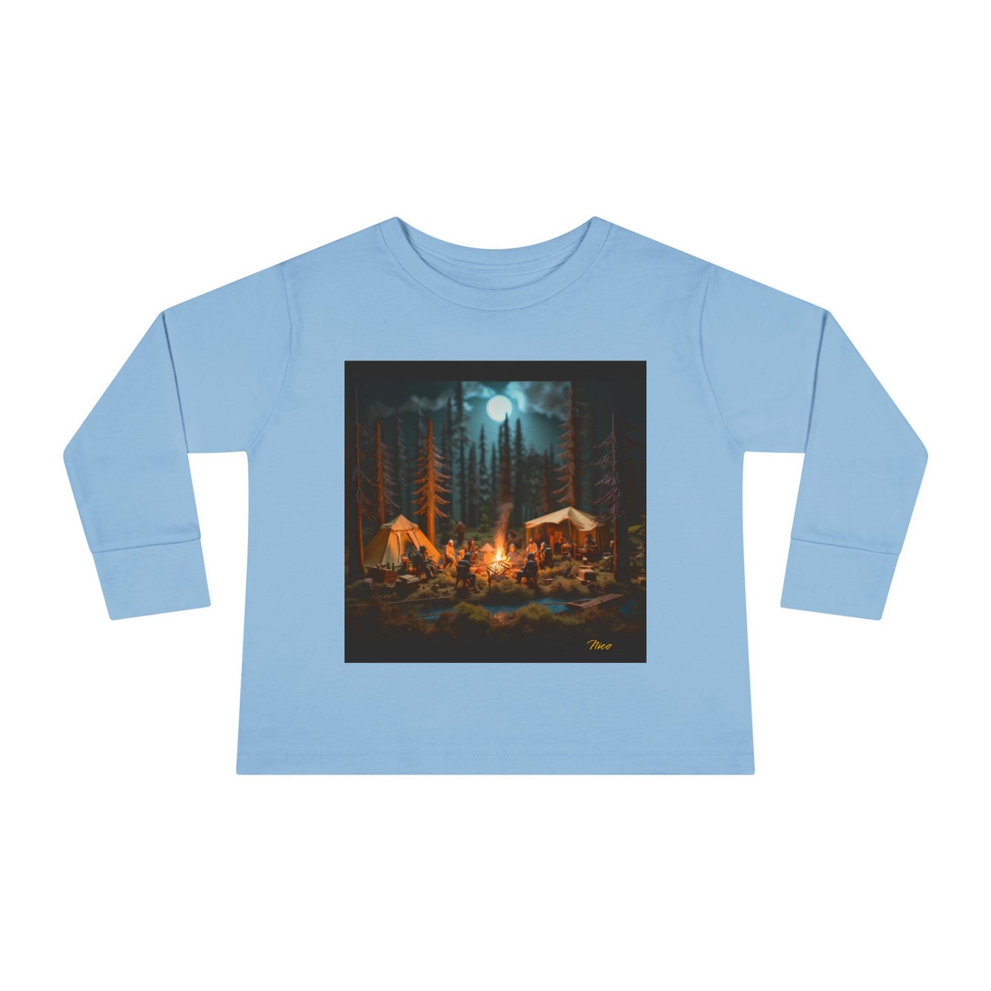 Under The Starry Skies Series Print #8 Toddler Long Sleeve Tee