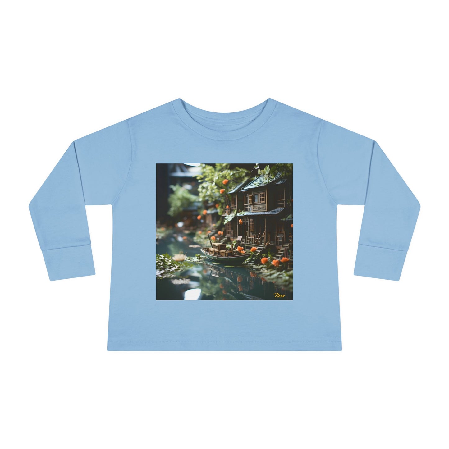 Born On A Bayou Series Print #9 Toddler Long Sleeve Tee