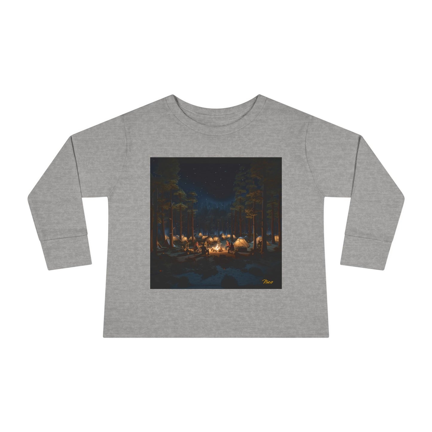 Under The Starry Skies Series Print #5 Toddler Long Sleeve Tee