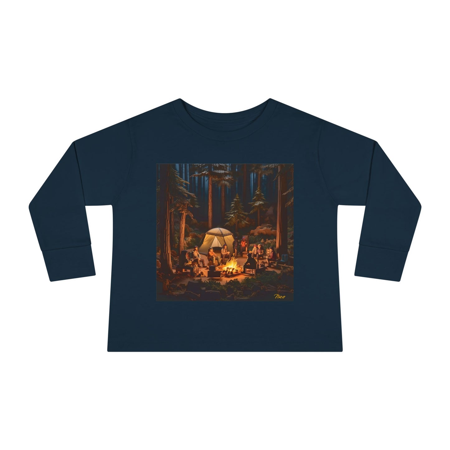 Under The Starry Skies Series Print #4 Toddler Long Sleeve Tee