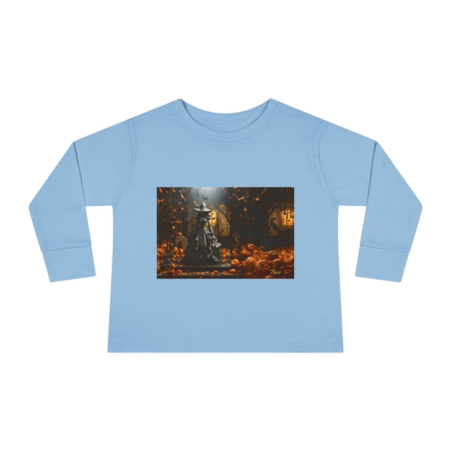 Halloween 2024 Series Print #10 Toddler Long Sleeve Tee