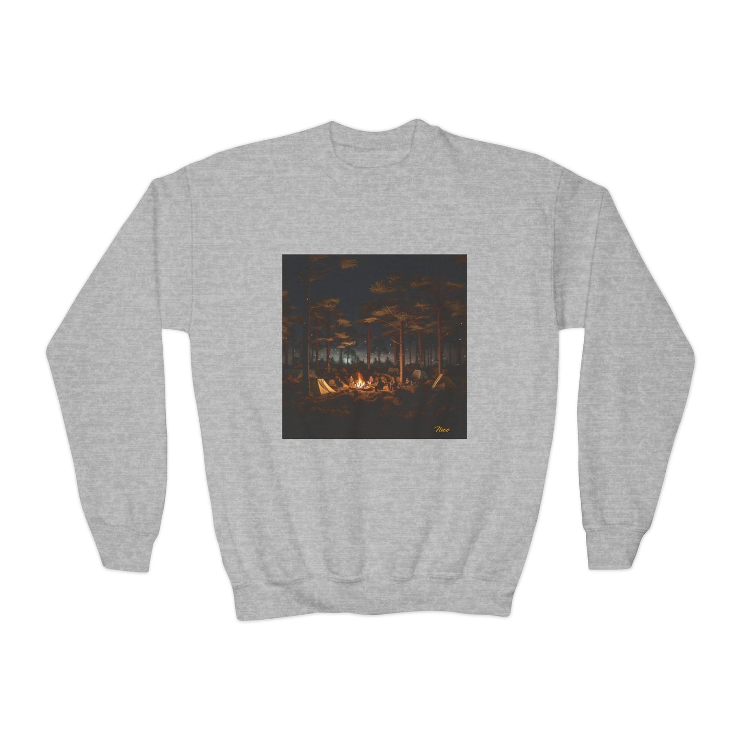 Under The Starry Skies Series Print #9 Youth Crewneck Sweatshirt