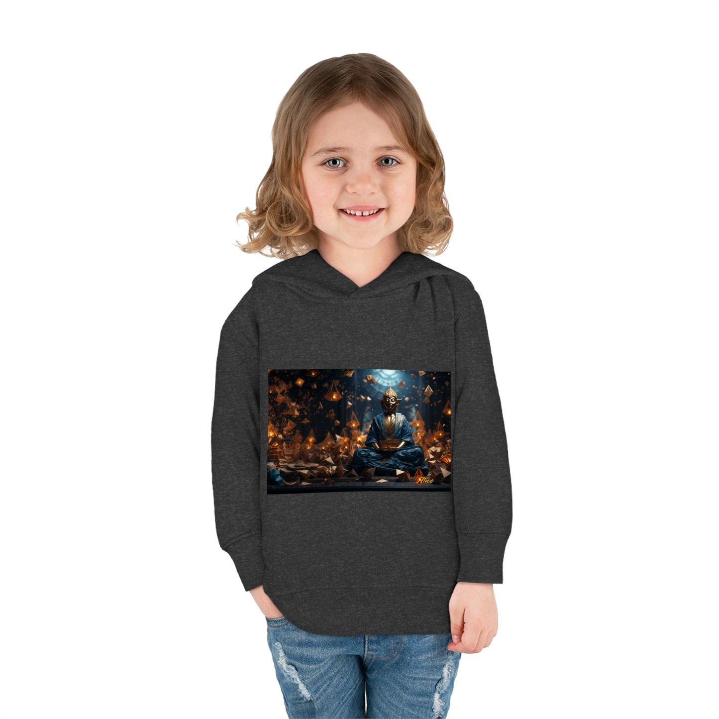 Ascending Buddah Series Print #1 Toddler Pullover Fleece Hoodie