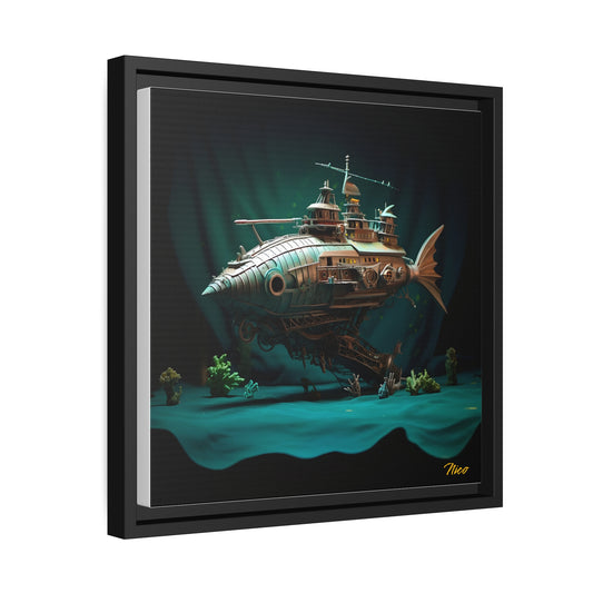 20,000 Under The Sea Series Print #2 - Black Framed Canvas Print