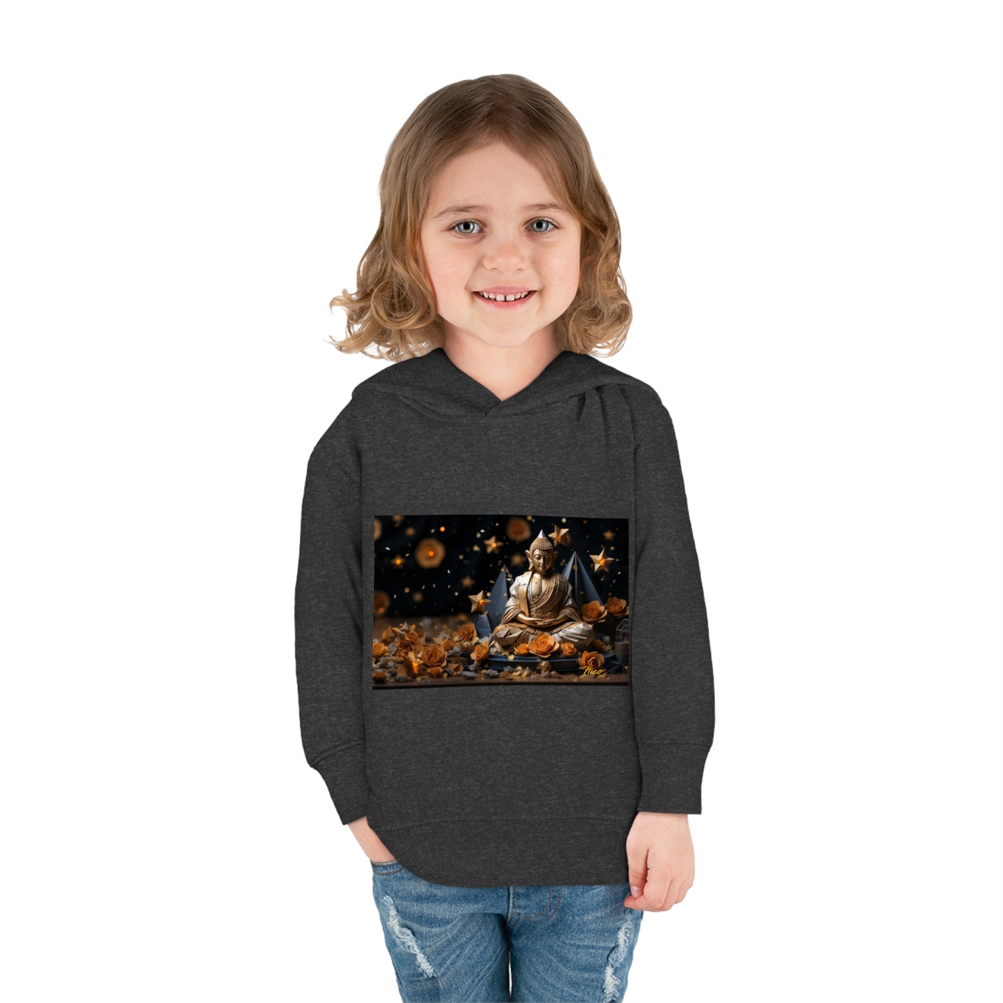 Ascending Buddah Series Print #5 Toddler Pullover Fleece Hoodie