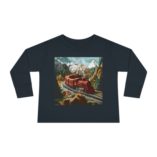 Orient Express Series Print #3 Toddler Long Sleeve Tee