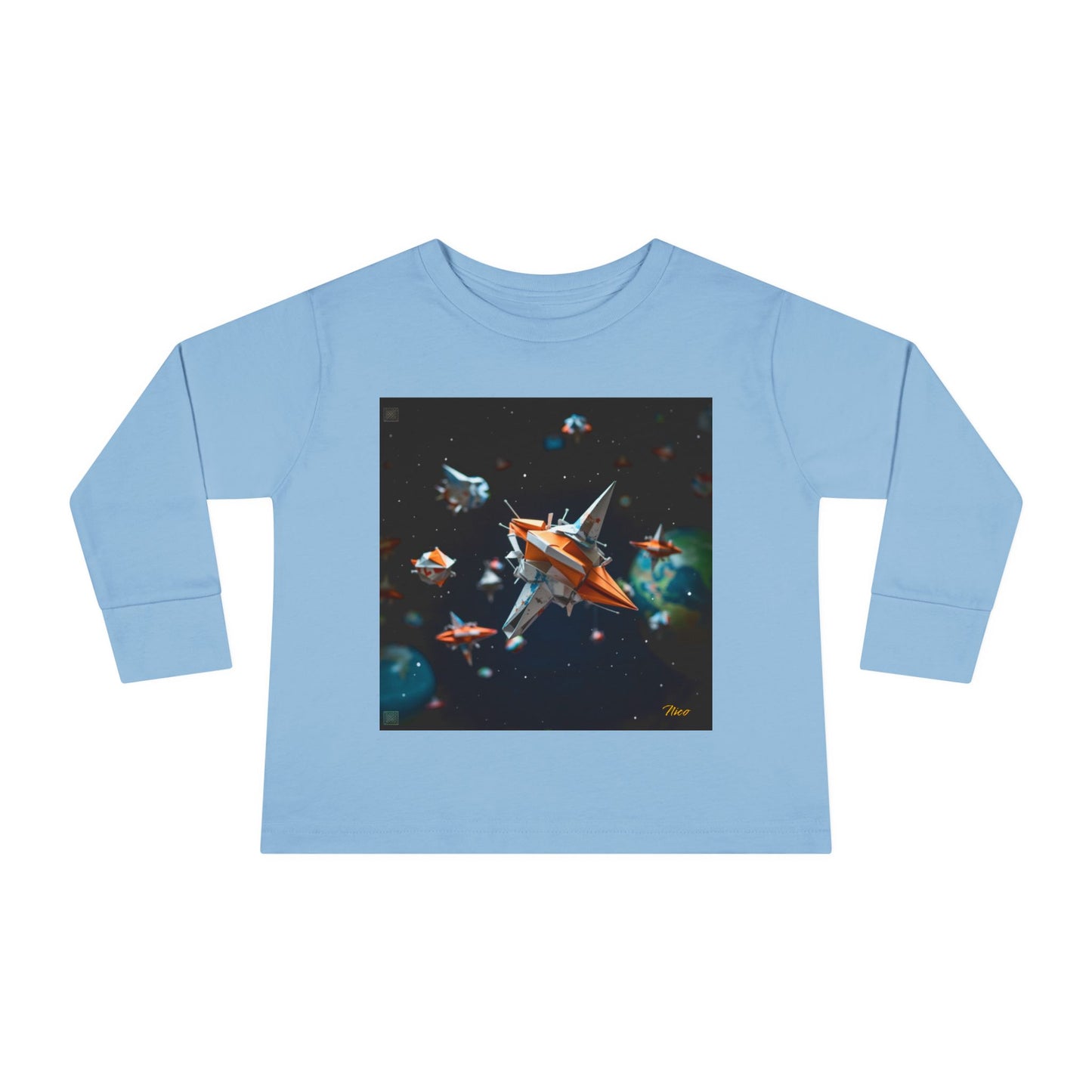 Elons' Dream Series Print #1 Toddler Long Sleeve Tee