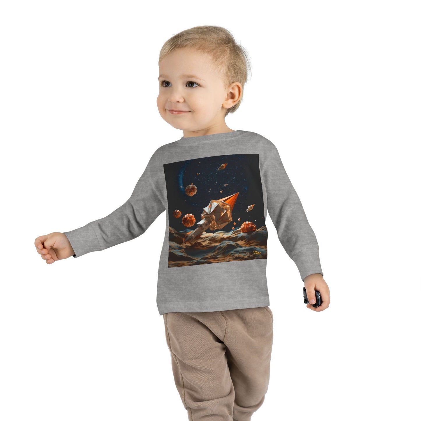 Elons' Dream Series Print #3 Toddler Long Sleeve Tee