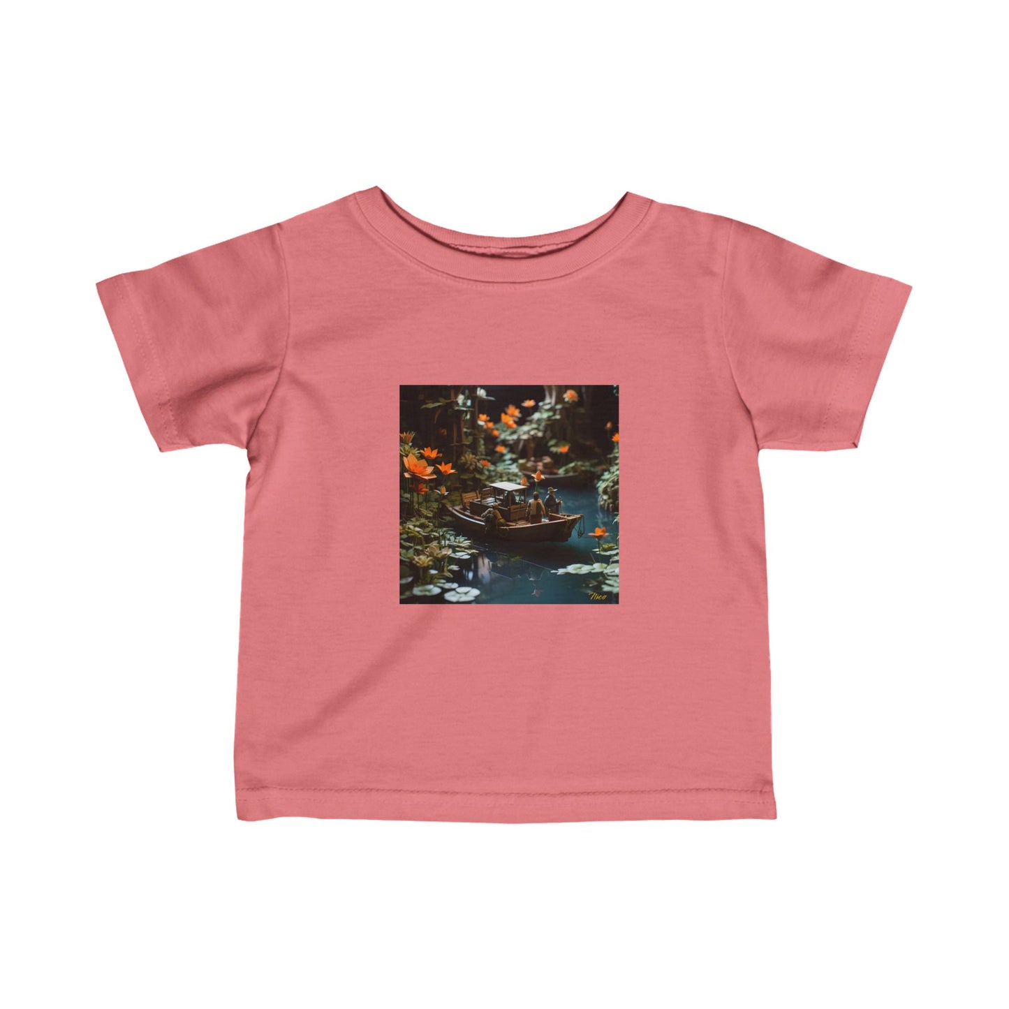 Born on A Bayou Series Print #4 Infant Fine Jersey Tee