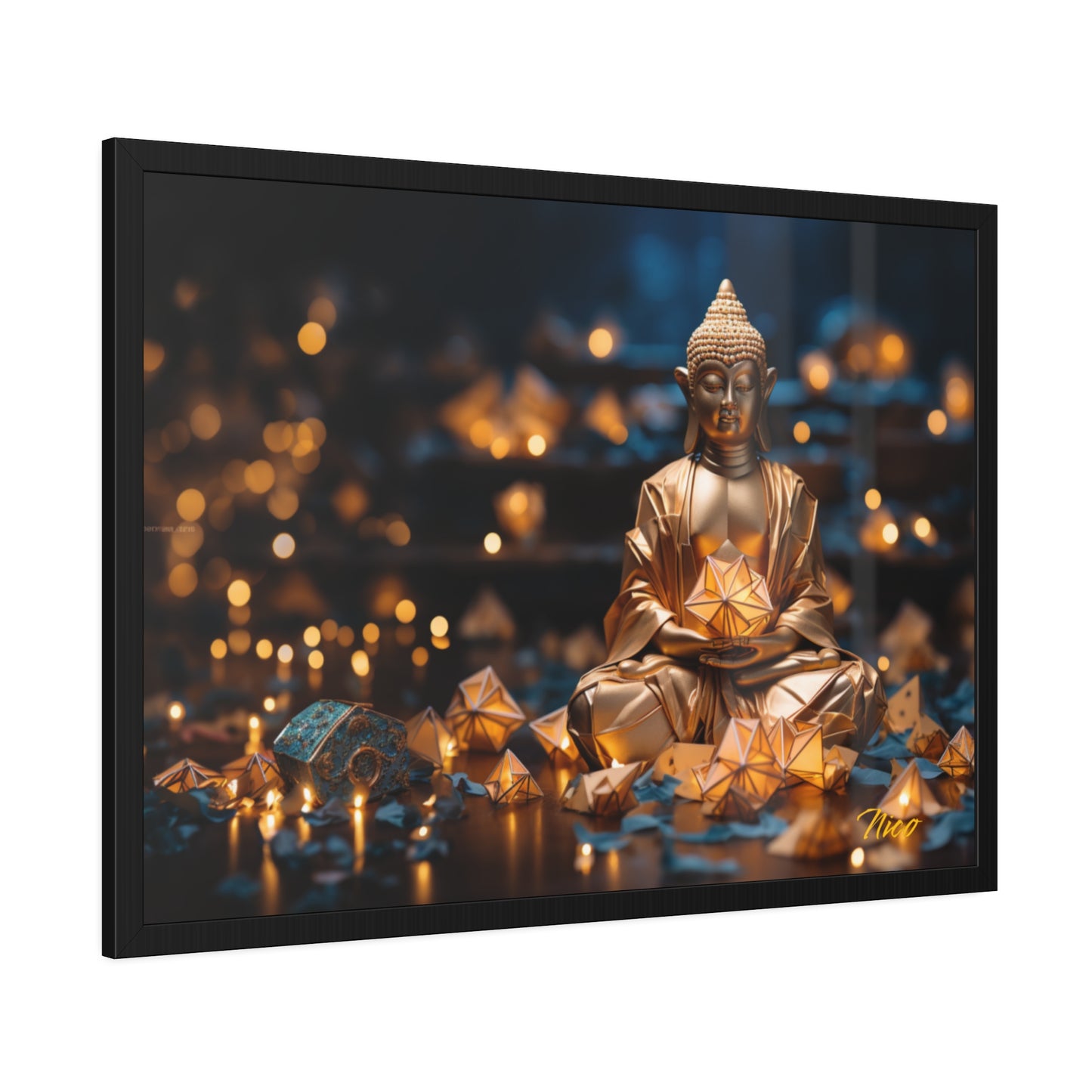 Ascending Buddha Series Print #9 - Framed Fine Art Paper Print