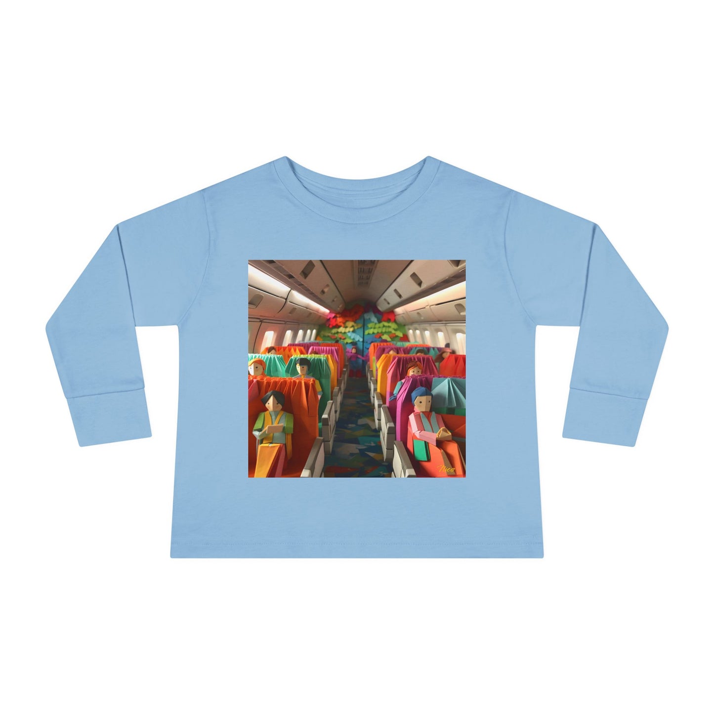 Big Ol' Jet Airliner Series Print #2 Toddler Long Sleeve Tee