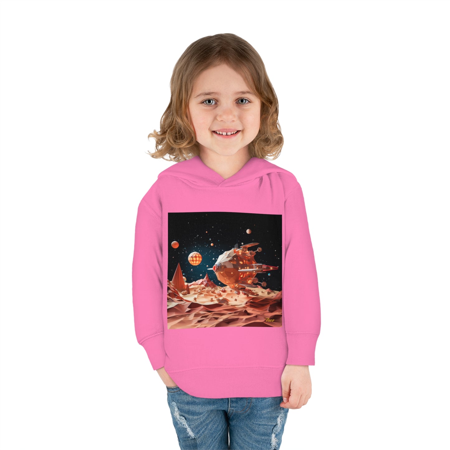 Elons' Dream Series Print #5 Toddler Pullover Fleece Hoodie