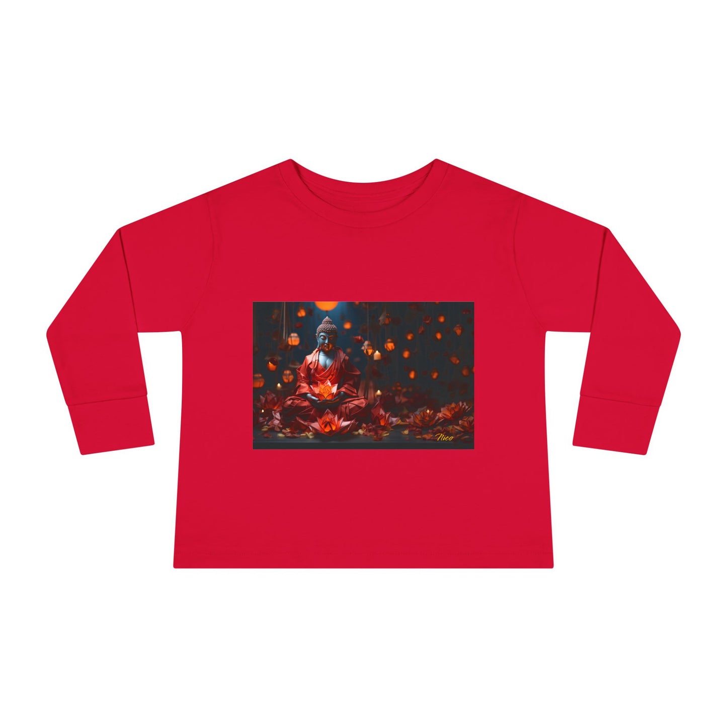 Ascending Buddha Series Print #2 Toddler Long Sleeve Tee