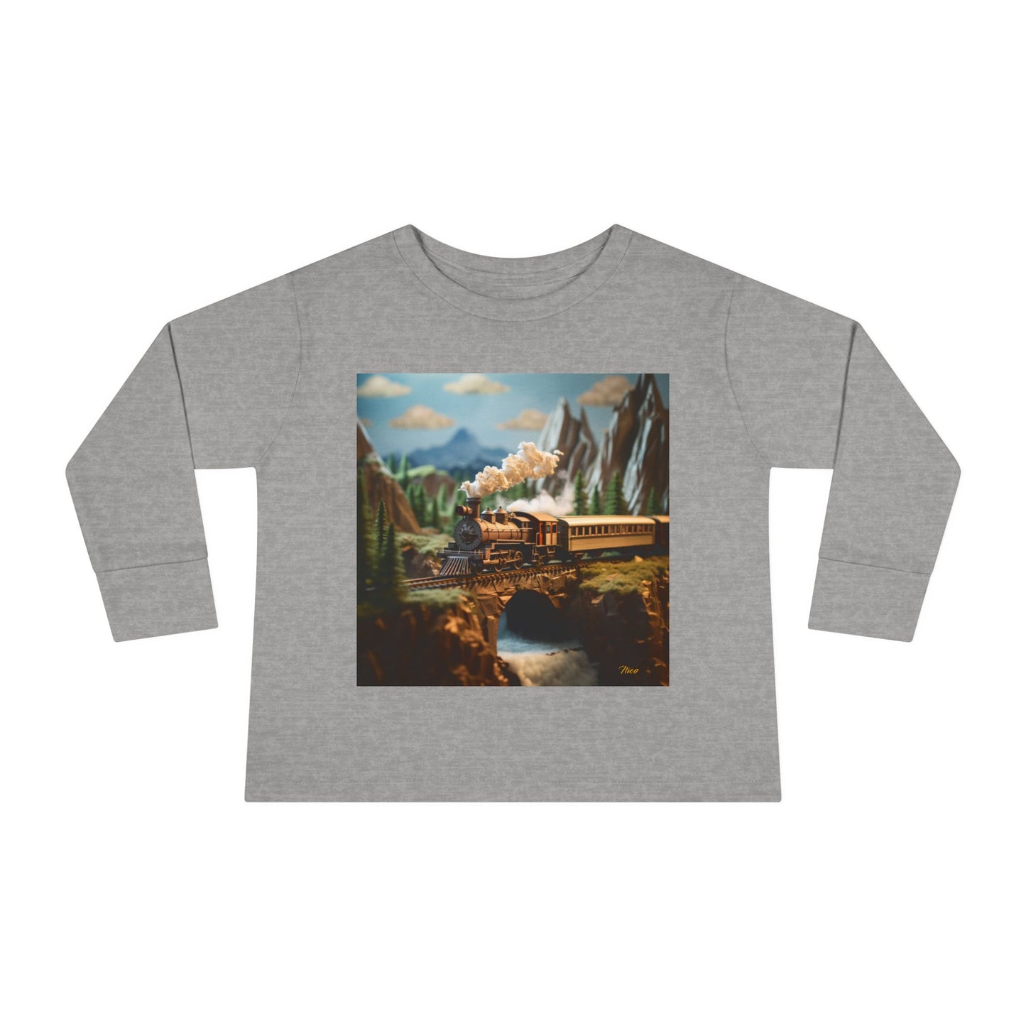 Orient Express Series Print #5 Toddler Long Sleeve Tee