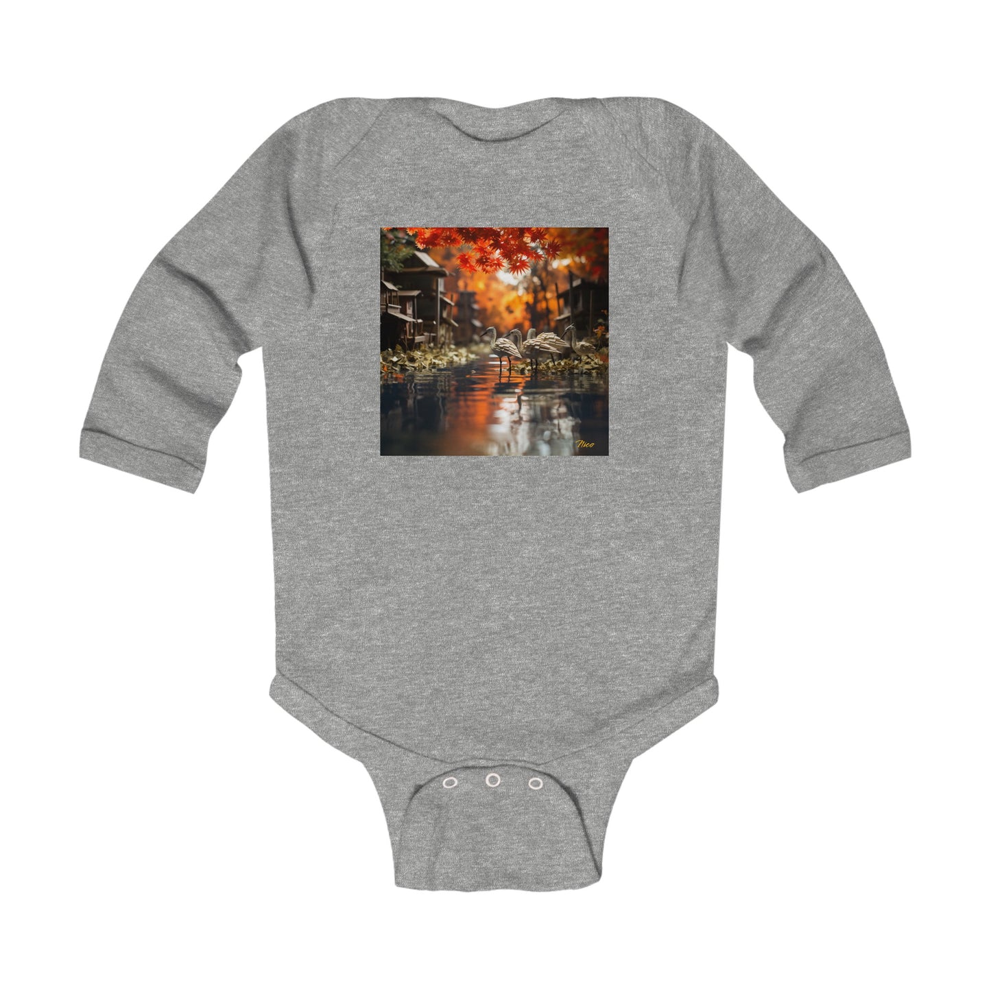 Born On A Bayou Series Print #8 Infant Long Sleeve Bodysuit