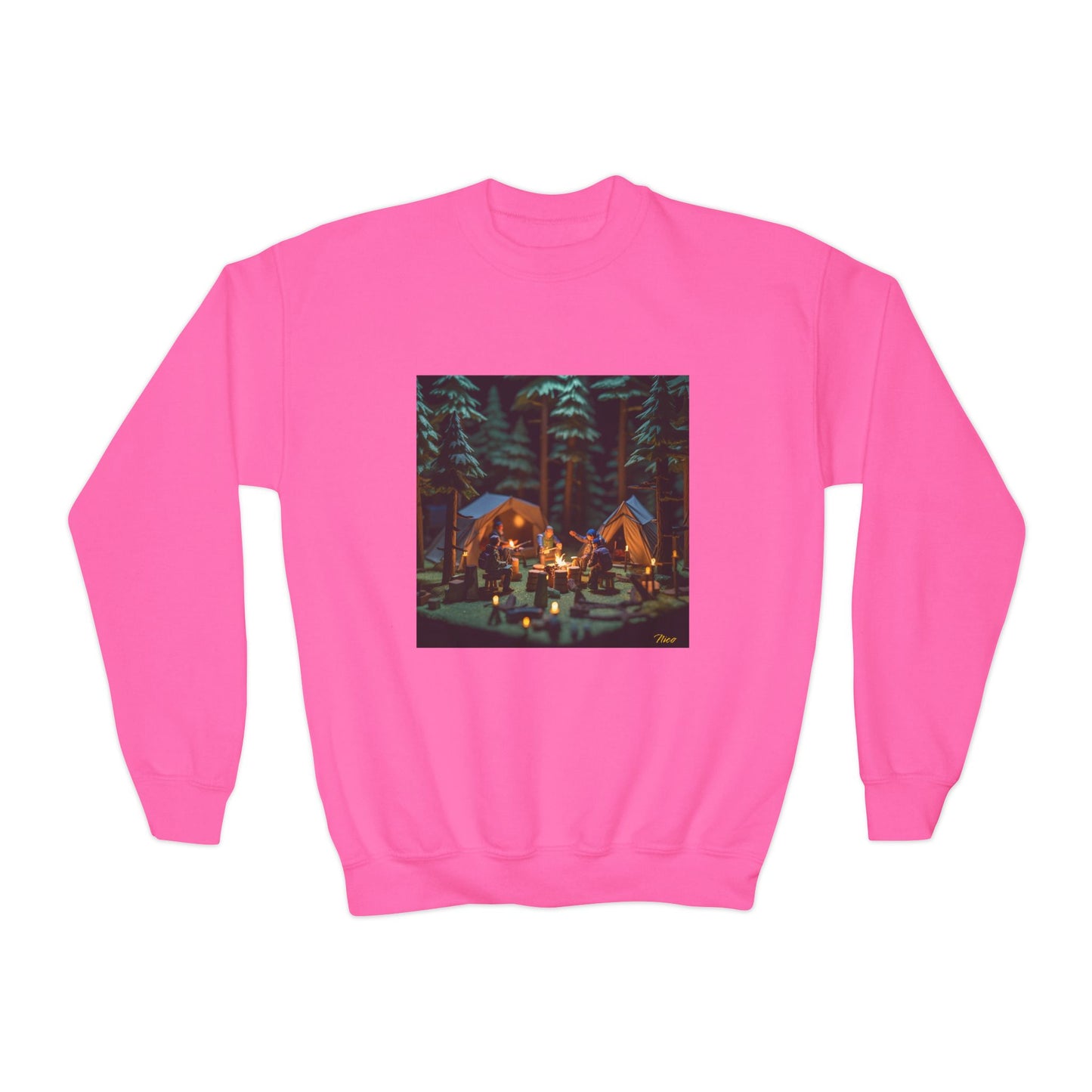 Under The Starry Skies Series Print #10 Youth Crewneck Sweatshirt