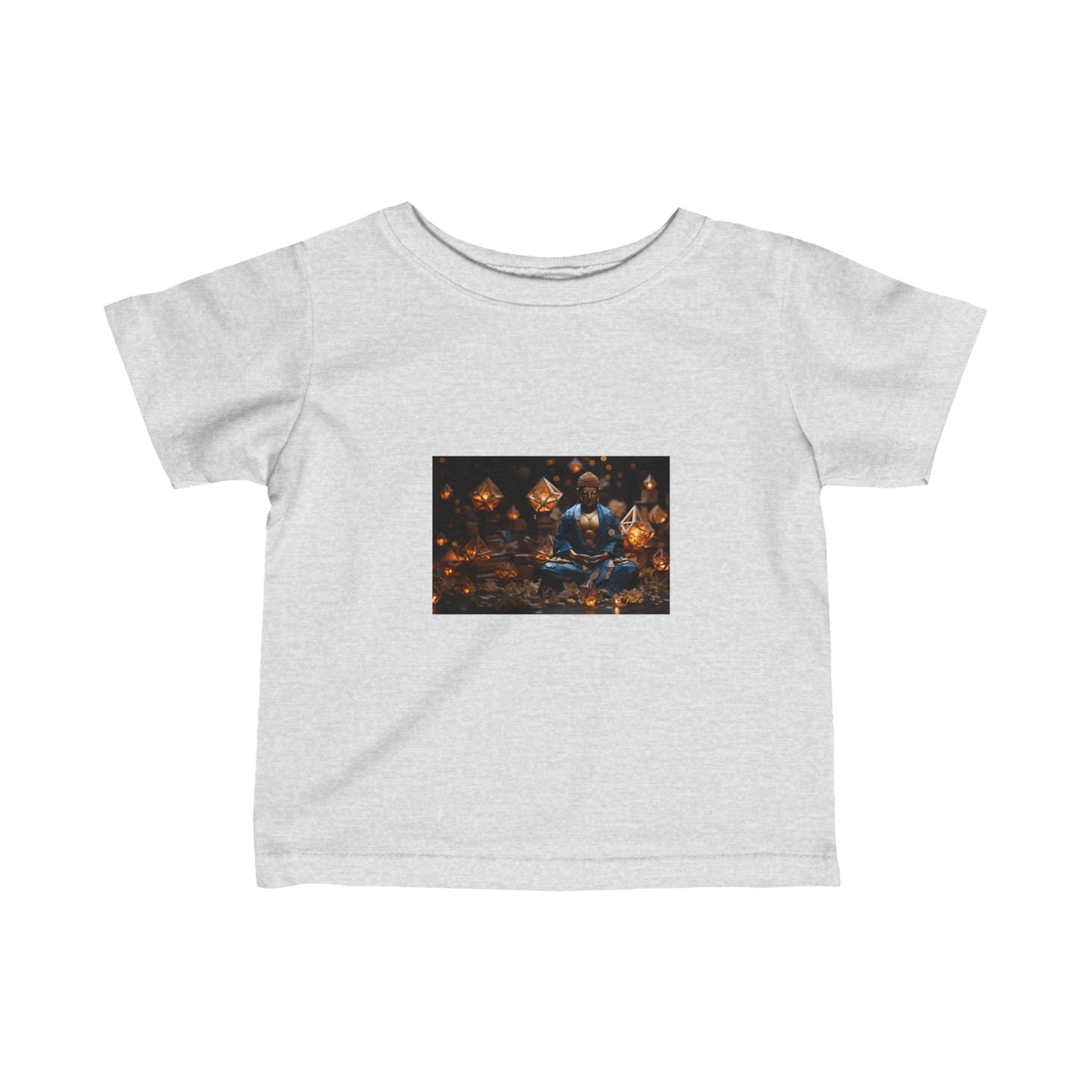 Ascending Buddah Series Print #3 Series Print #10 Infant Fine Jersey Tee