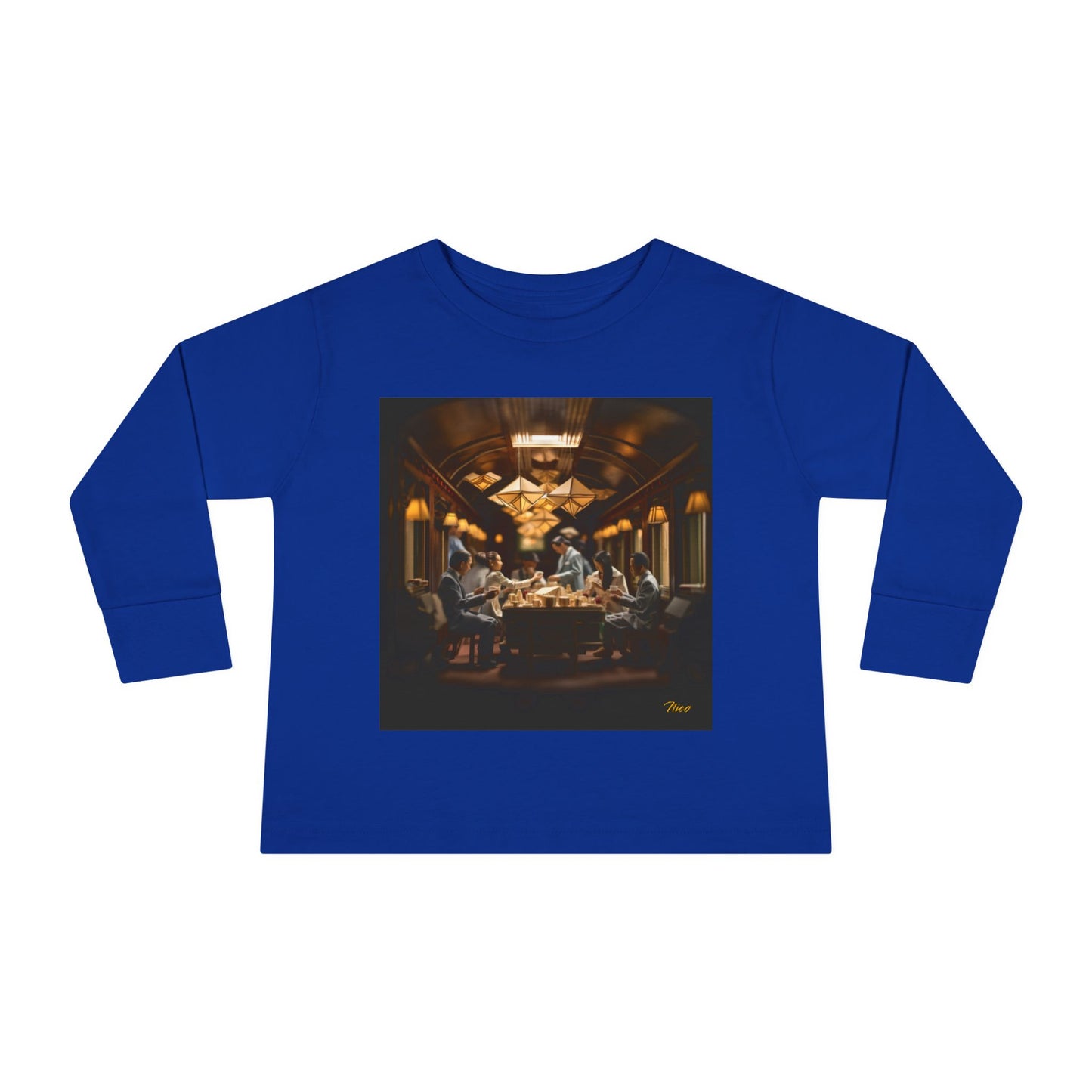 Orient Express Series Print #6 Toddler Long Sleeve Tee