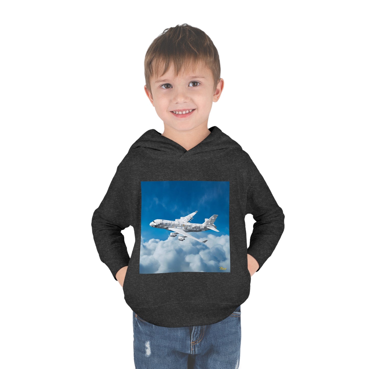 Frequent Flyer Miles Series Print #5 Toddler Pullover Fleece Hoodie