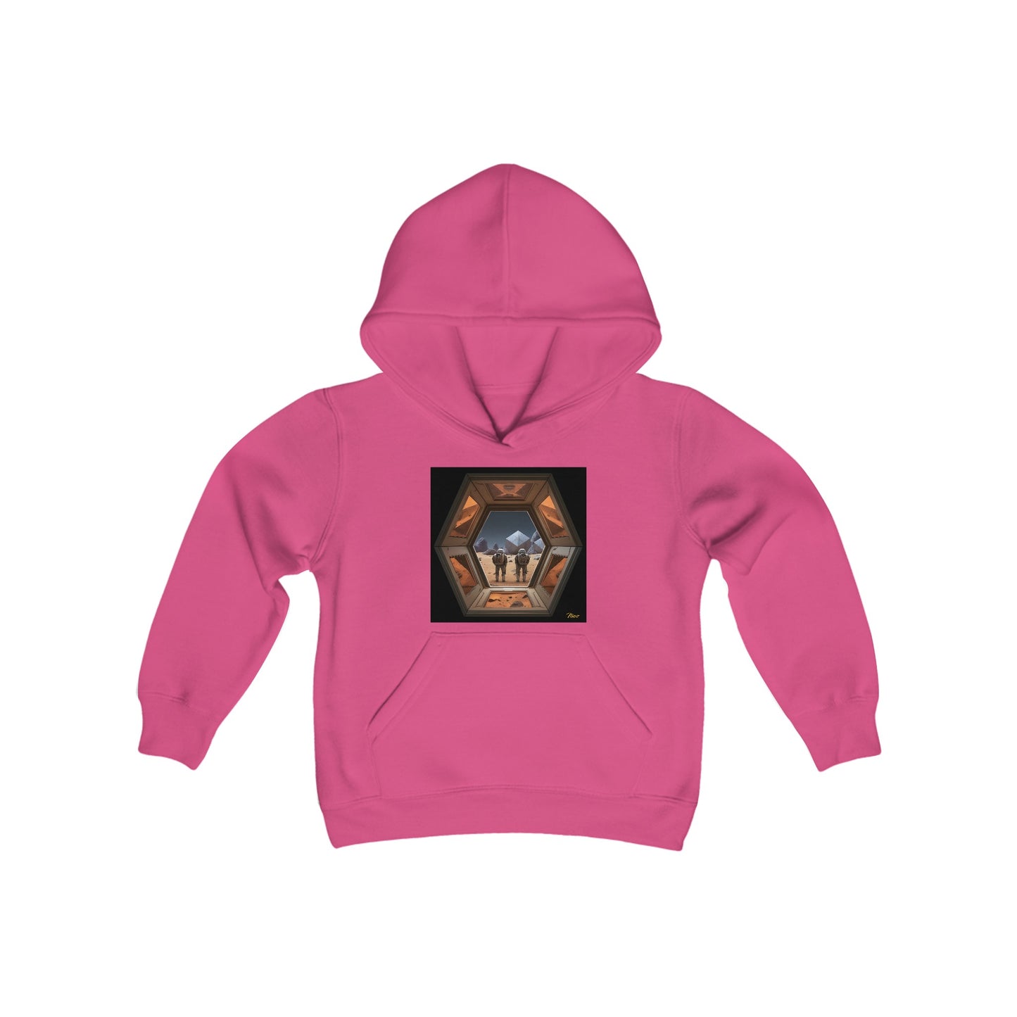 Elons' Dream Series Print #6 Youth Heavy Blend Hooded Sweatshirt