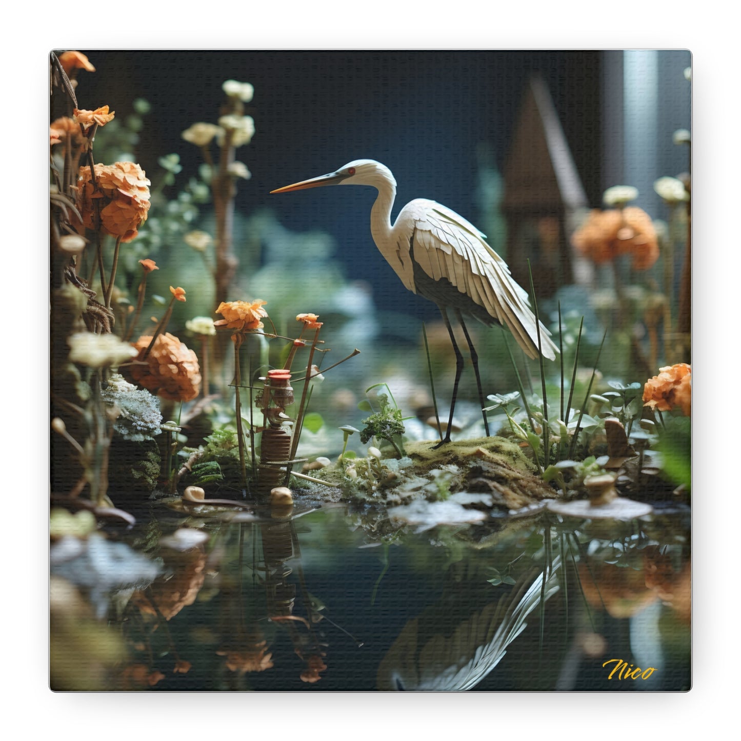 Born On A Bayou Print #1 - Streached Matte Canvas Print, 1.25" Thick