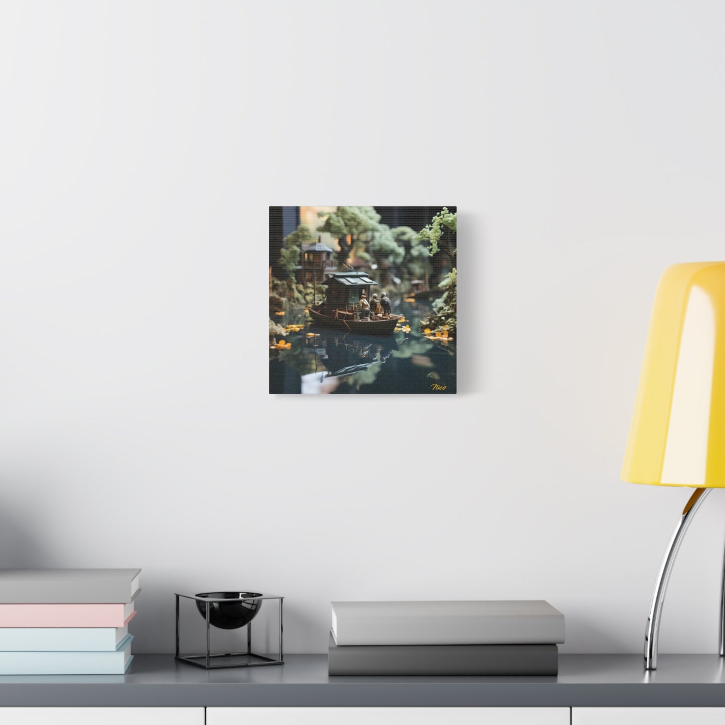 Born On A Bayou Print #2 - Streached Matte Canvas Print, 1.25" Thick