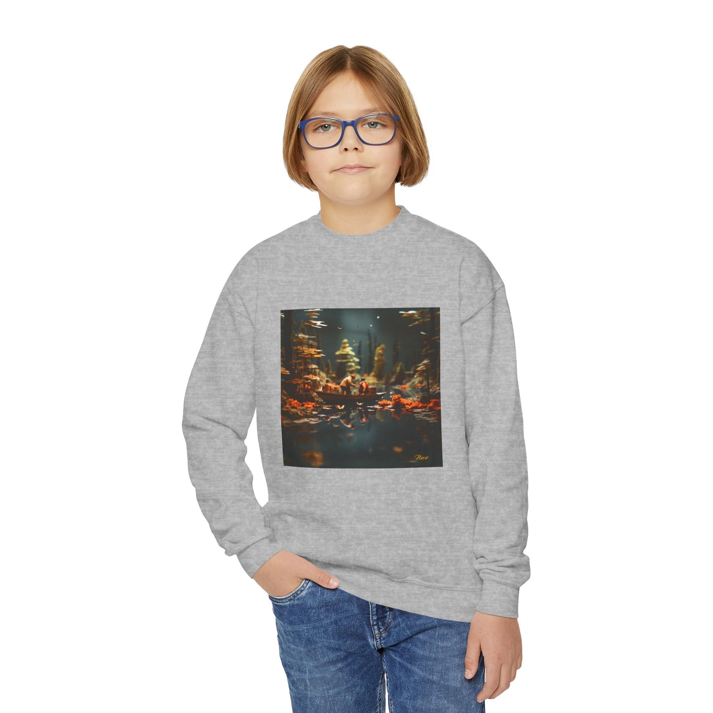 Copy of Under The Starry Skies Series Print #10 Youth Crewneck Sweatshirt