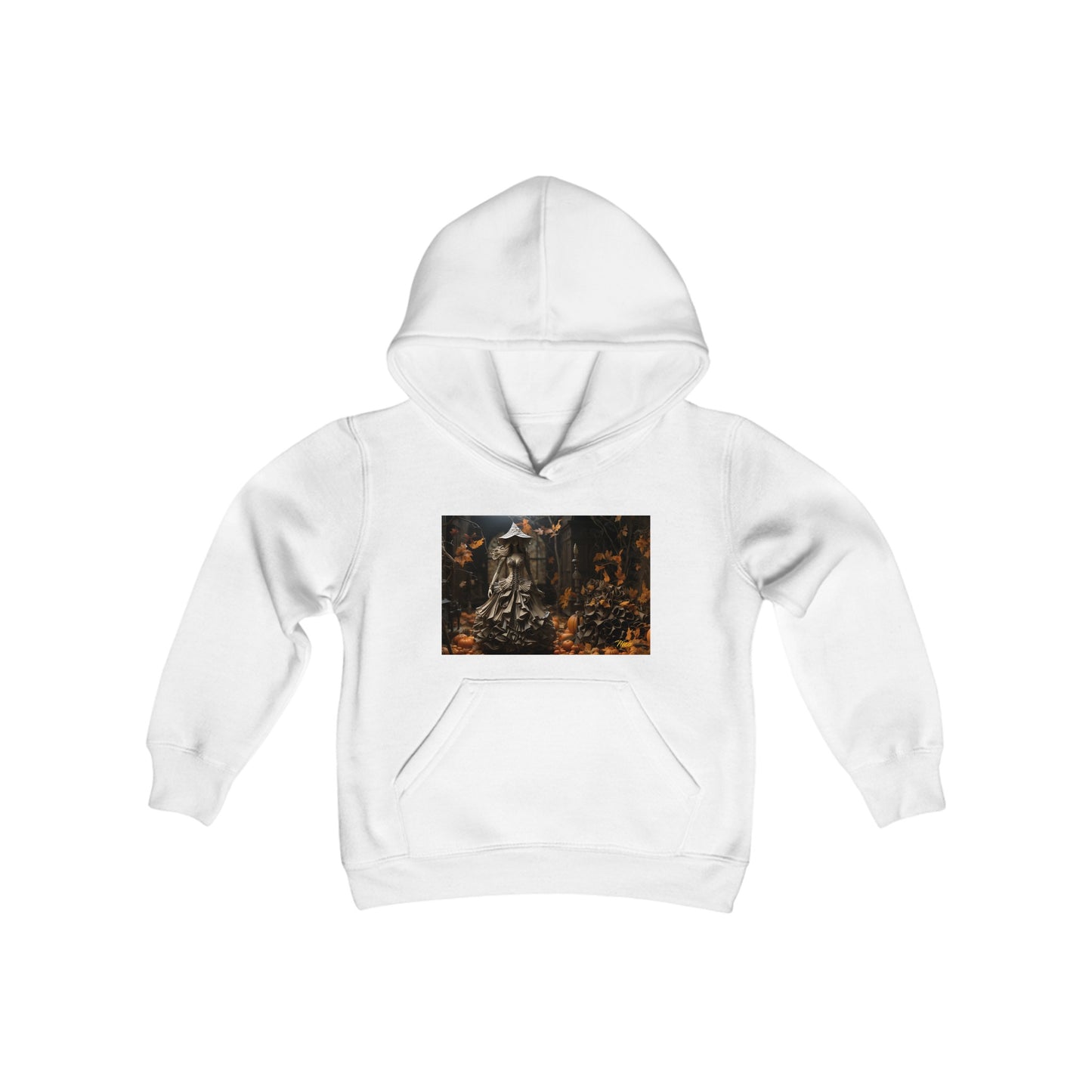 Halloween 2024 Series Print #1 Youth Heavy Blend Hooded Sweatshirt