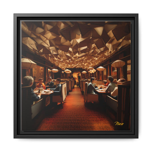 Orient Express Series Print #2 - Black Framed Canvas Print