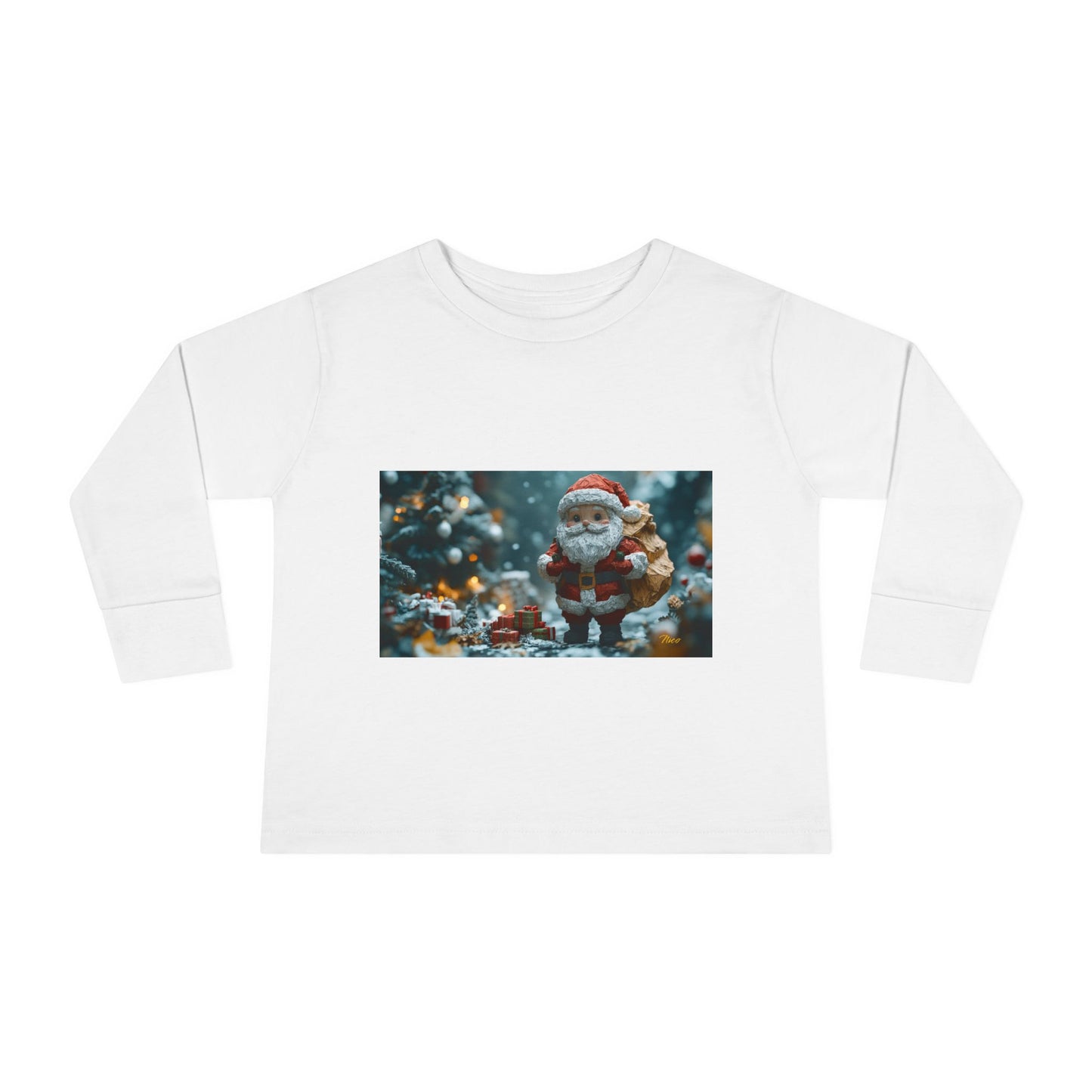 Chirstmas 2024 Series Print #5 Toddler Long Sleeve Tee