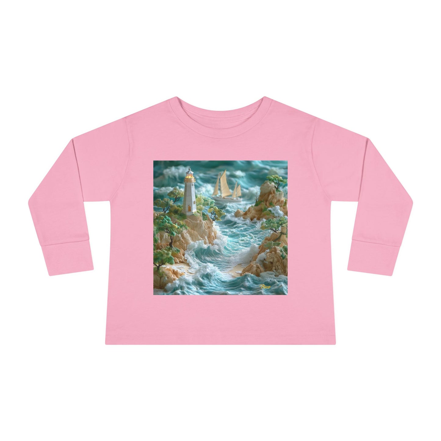 By The Seaside Series Print #9 Toddler Long Sleeve Tee