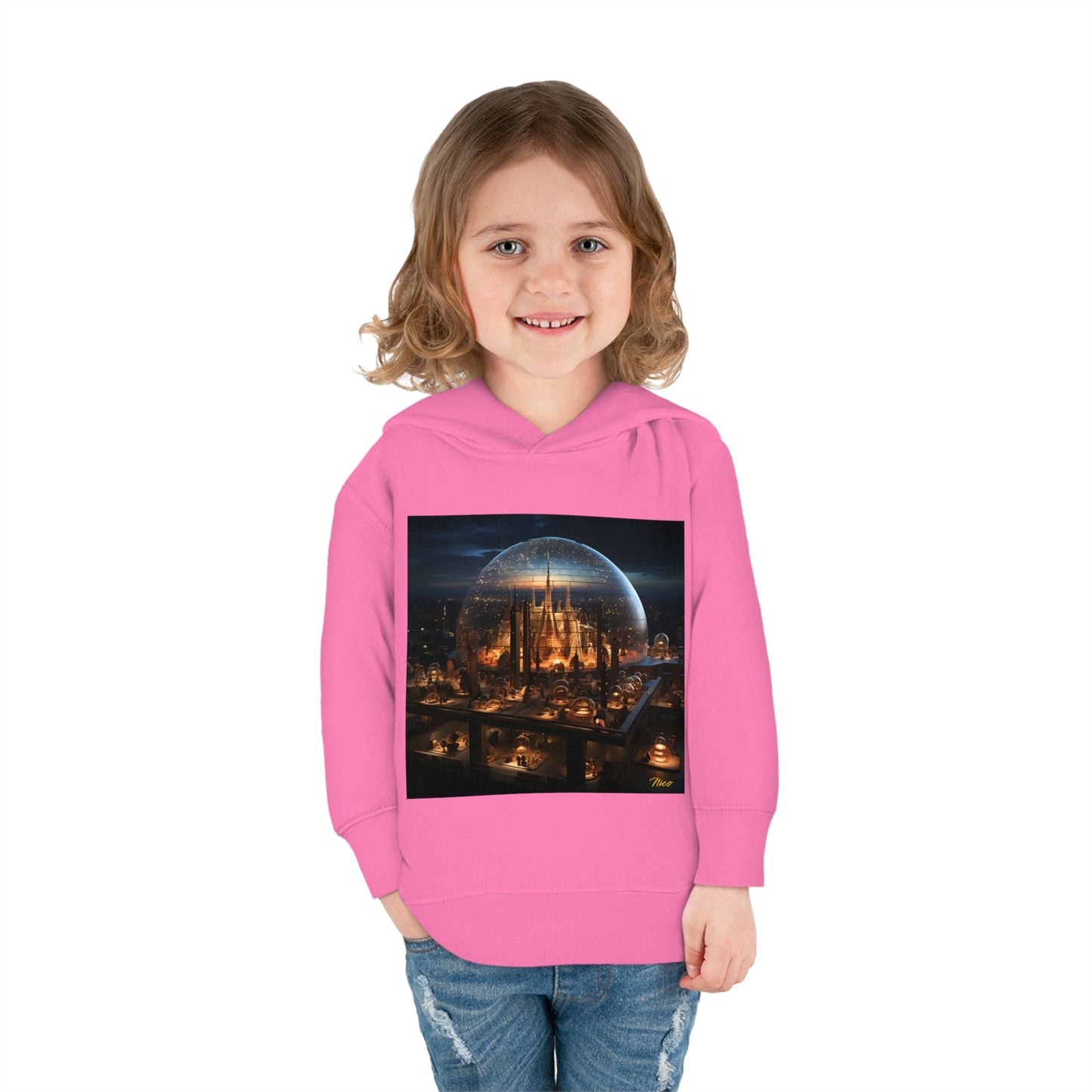 Elons' Dream Series Print #10 Toddler Pullover Fleece Hoodie