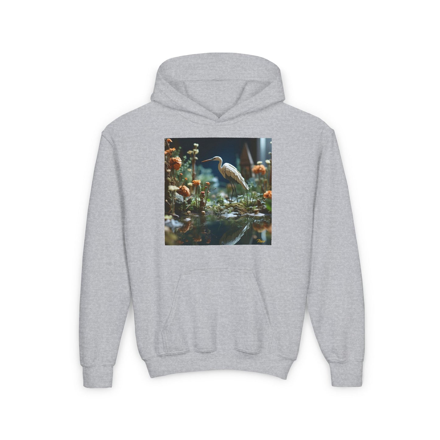 Born On A Bayou Series Print #1 Youth Heavy Blend Hooded Sweatshirt