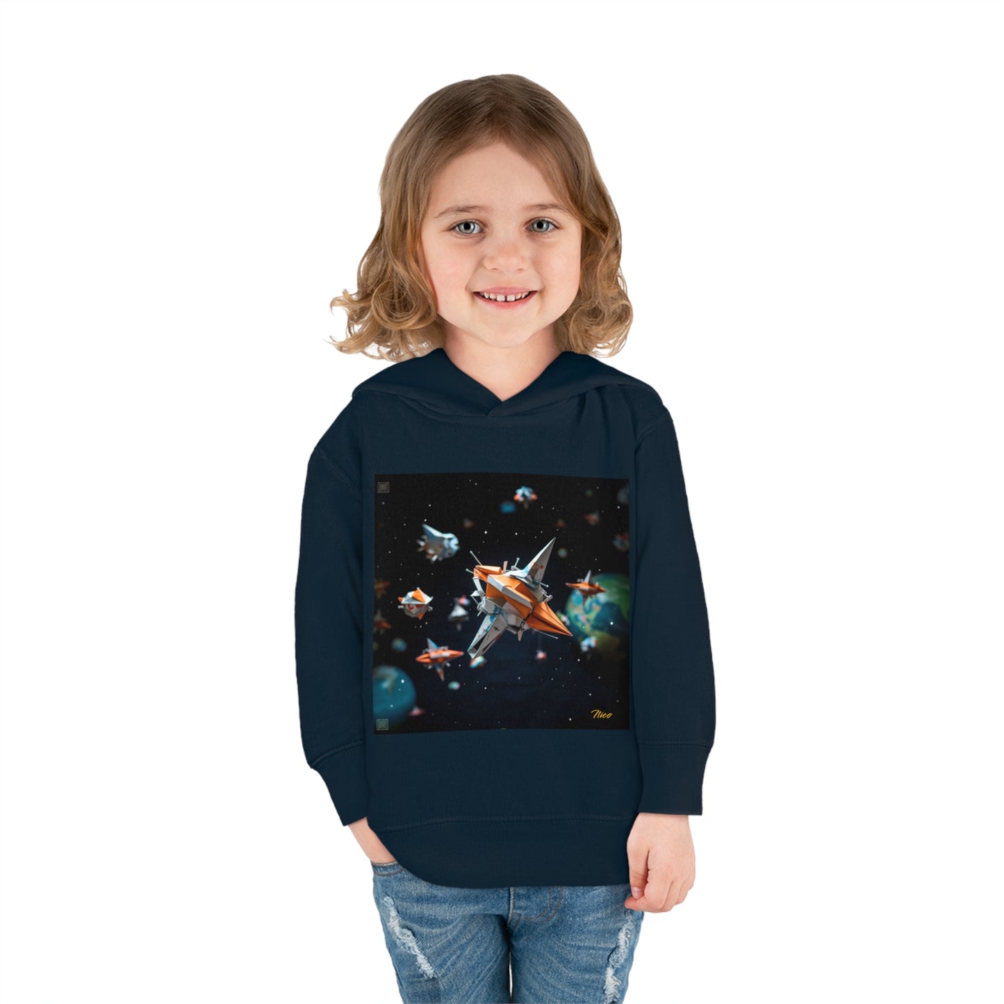 Elons' Dream Series Print #1 Toddler Pullover Fleece Hoodie