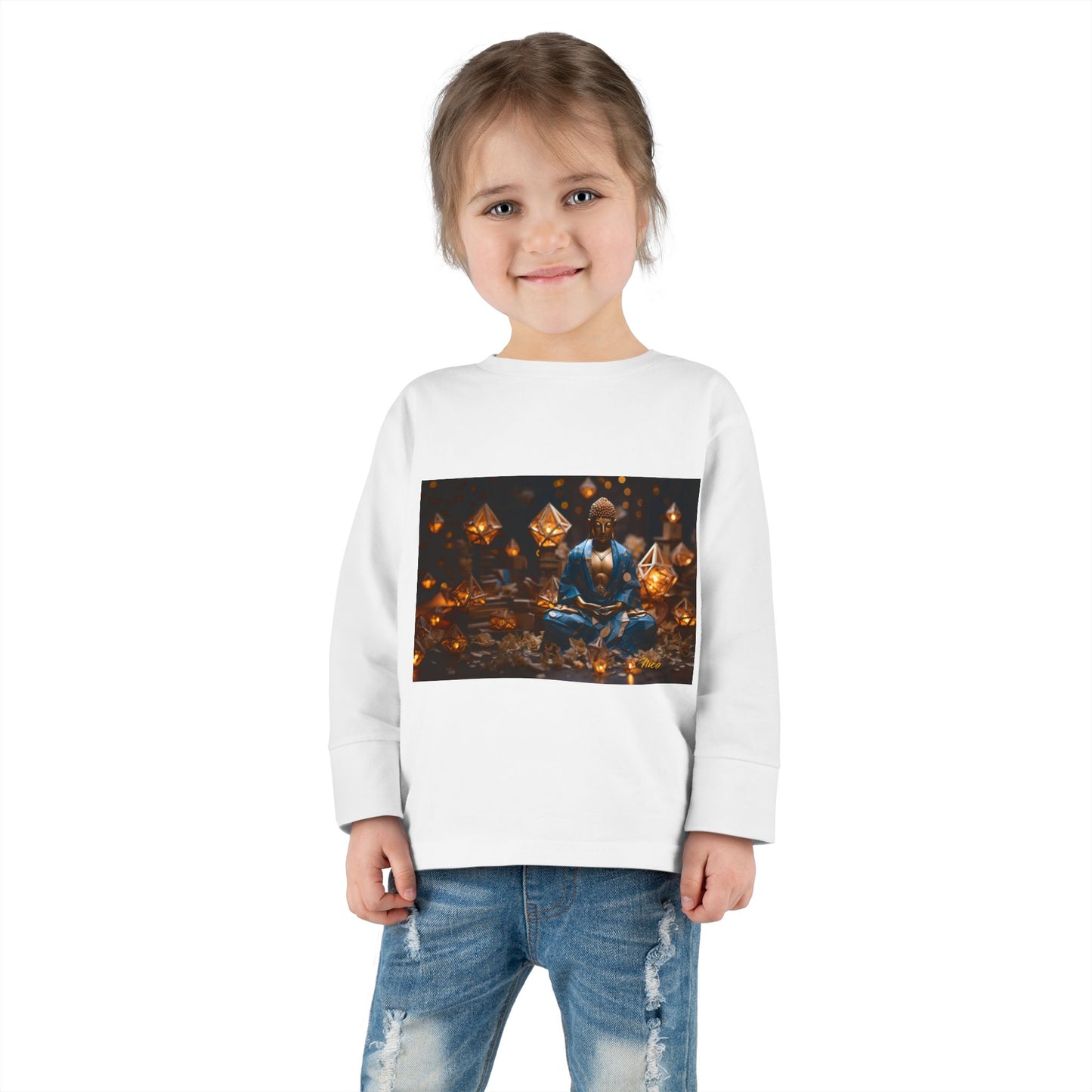 Ascending Buddha Series Print #3 Toddler Long Sleeve Tee