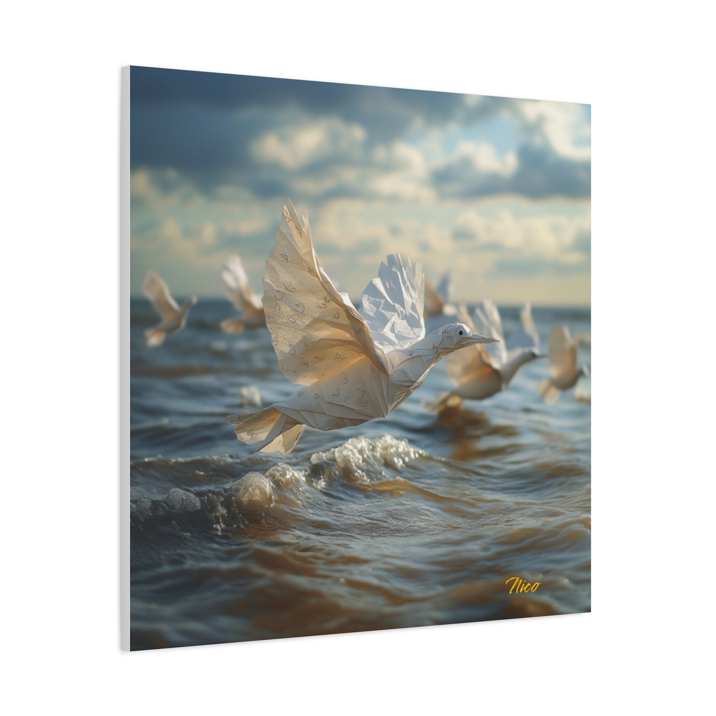 By The Seaside Series Print #8 - Streched Matte Canvas Print, 1.25" Thick