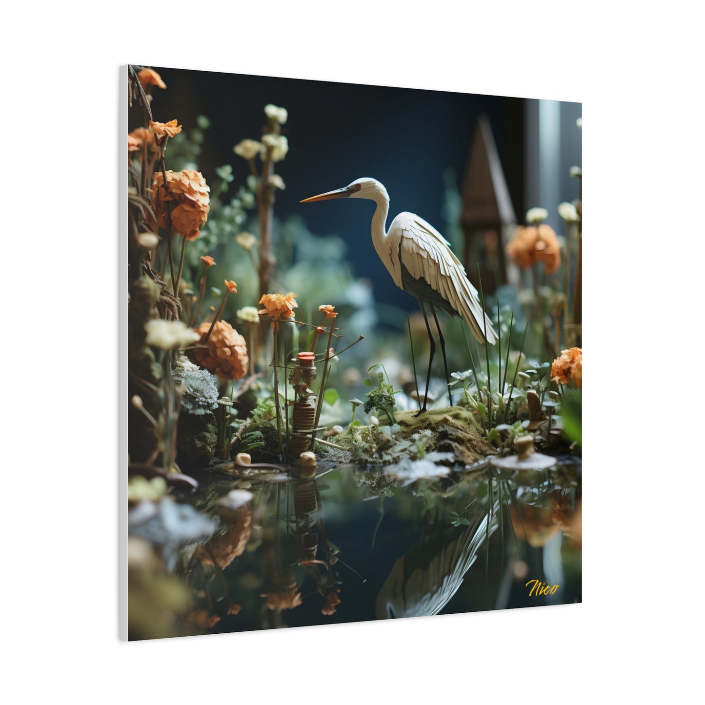 Born On A Bayou Print #1 - Streached Matte Canvas Print, 1.25" Thick