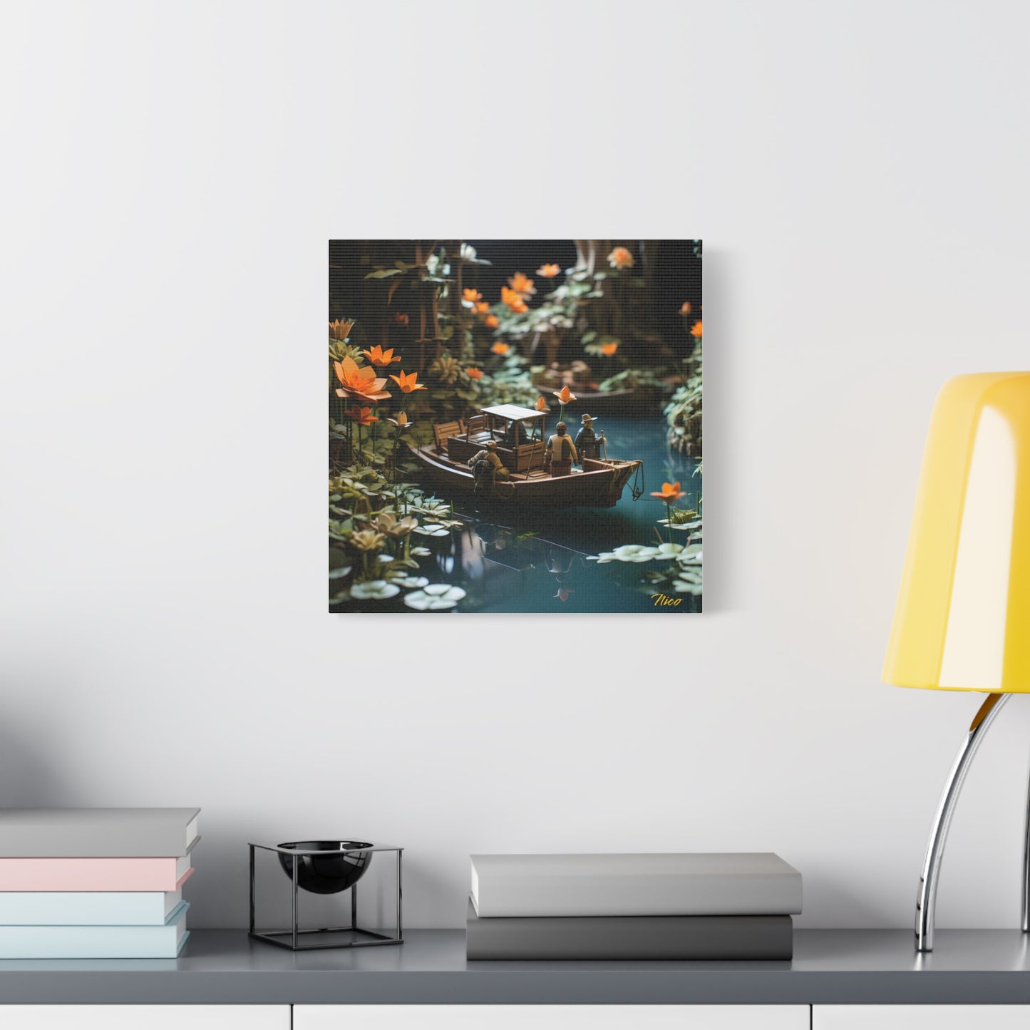 Born On A Bayou Print #4 - Streached Matte Canvas Print, 1.25" Thick