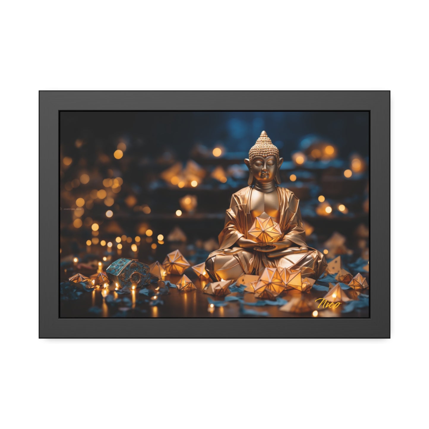 Ascending Buddha Series Print #9 - Framed Fine Art Paper Print