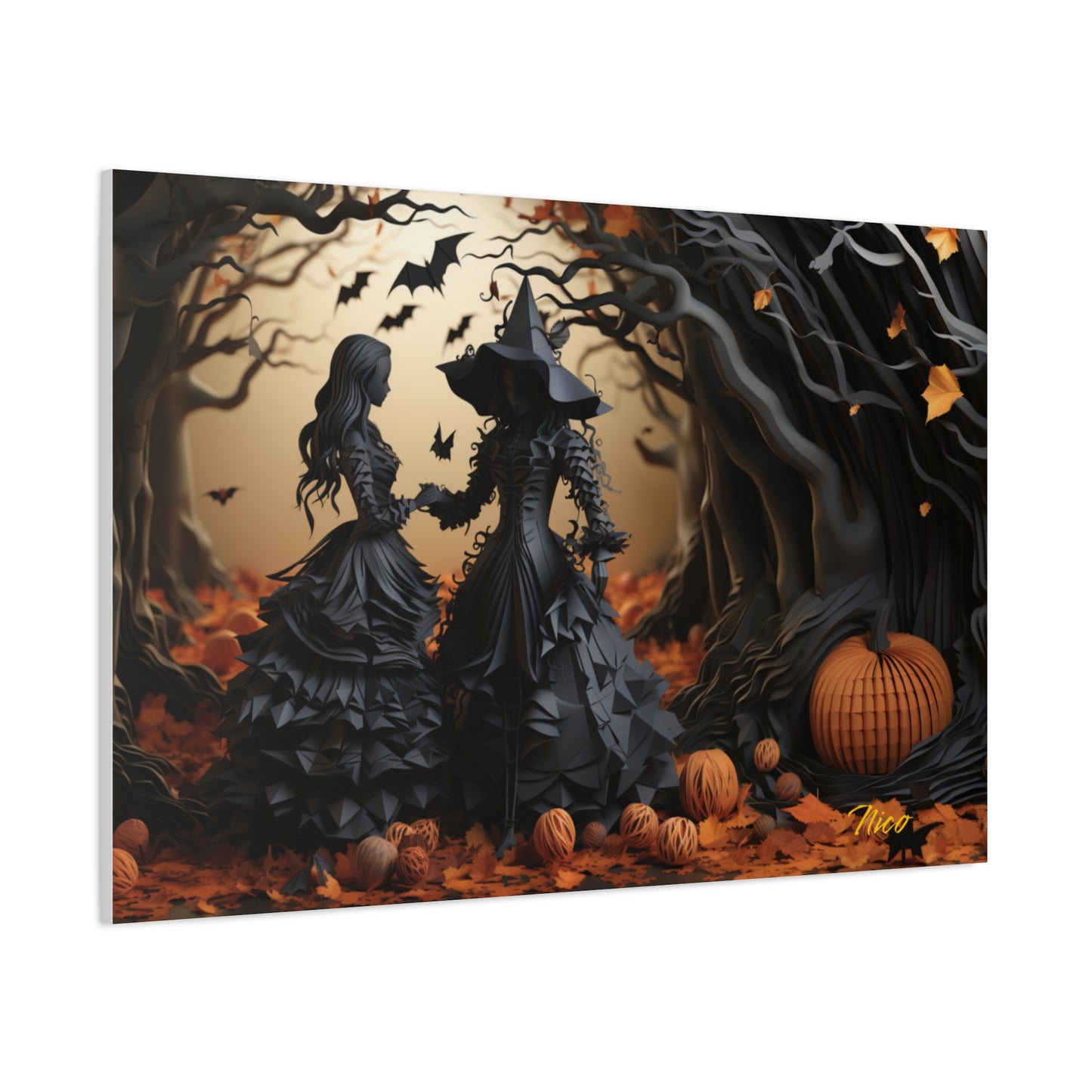 Halloween 2023 Series Print #9 - Streched Matte Canvas Print, 1.25" Thick