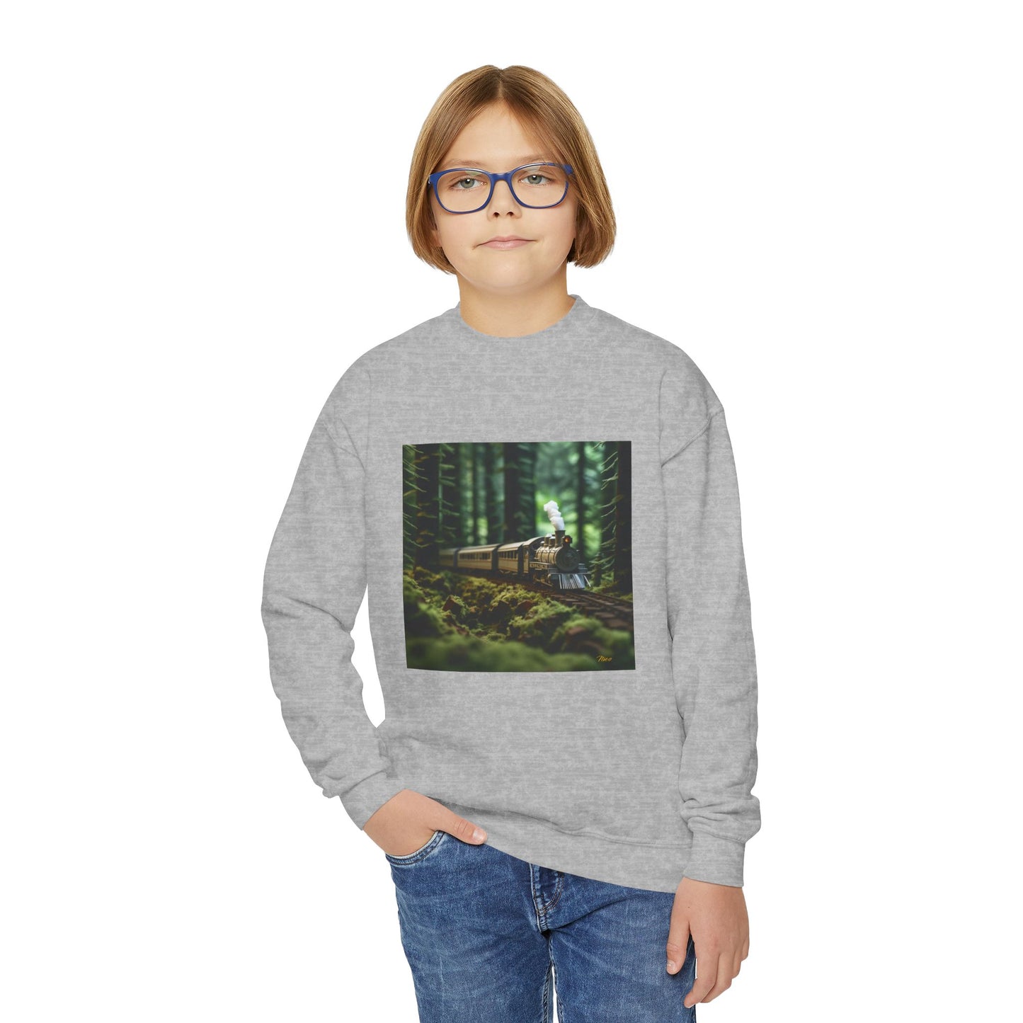 Orient Express Series Print #7 Youth Crewneck Sweatshirt