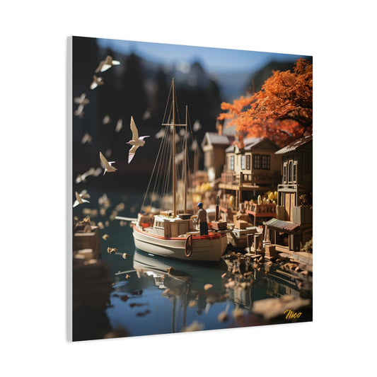 On The Docks By The Bay Series Print #1 - Streched Matte Canvas Print, 1.25" Thick