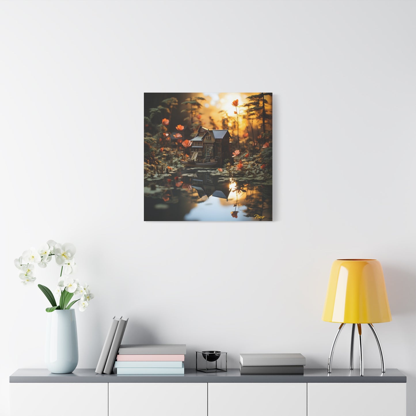 Born On A Bayou Print #7 - Streached Matte Canvas Print, 1.25" Thick