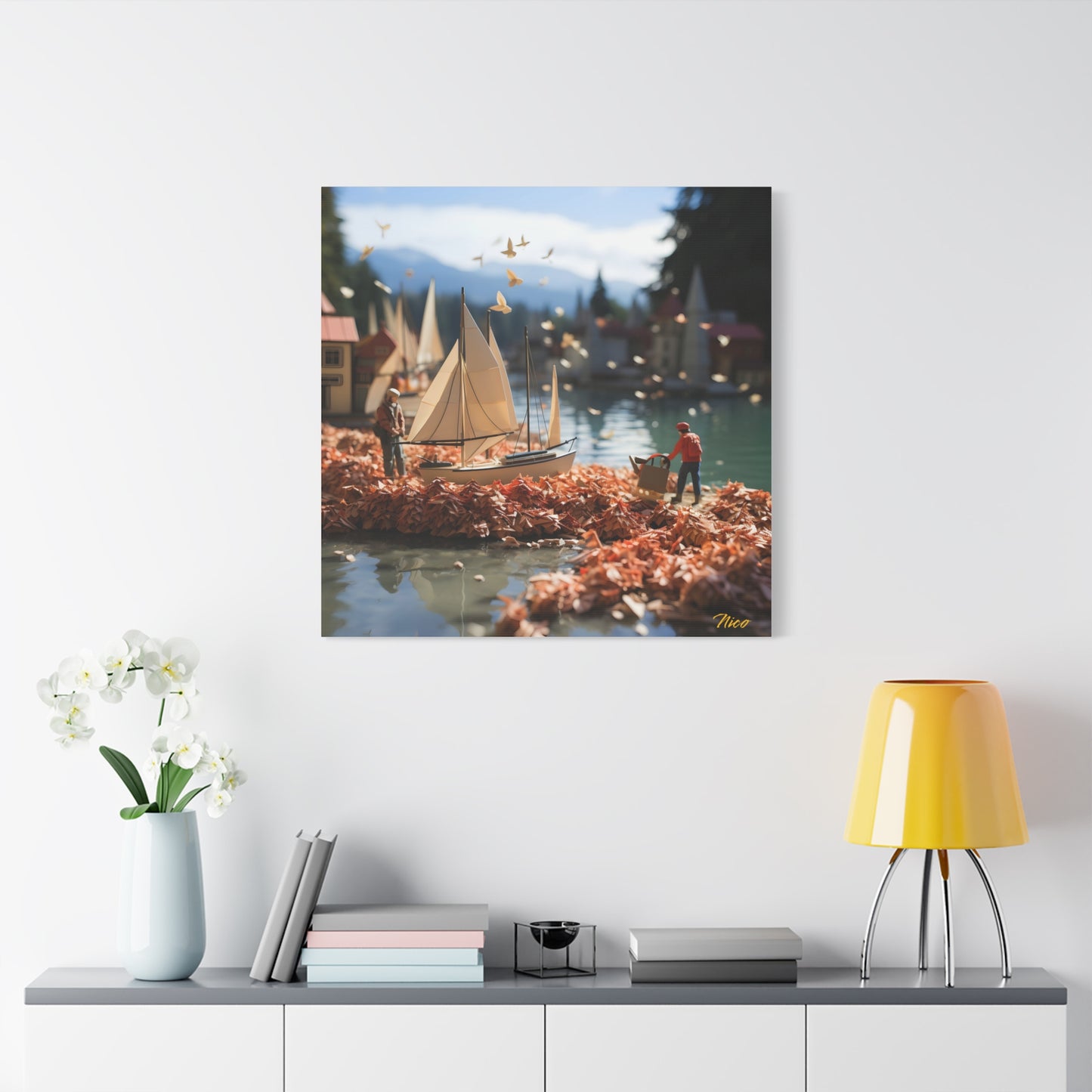 On The Docks By The Bay Series Print #5 - Streched Matte Canvas Print, 1.25" Thick