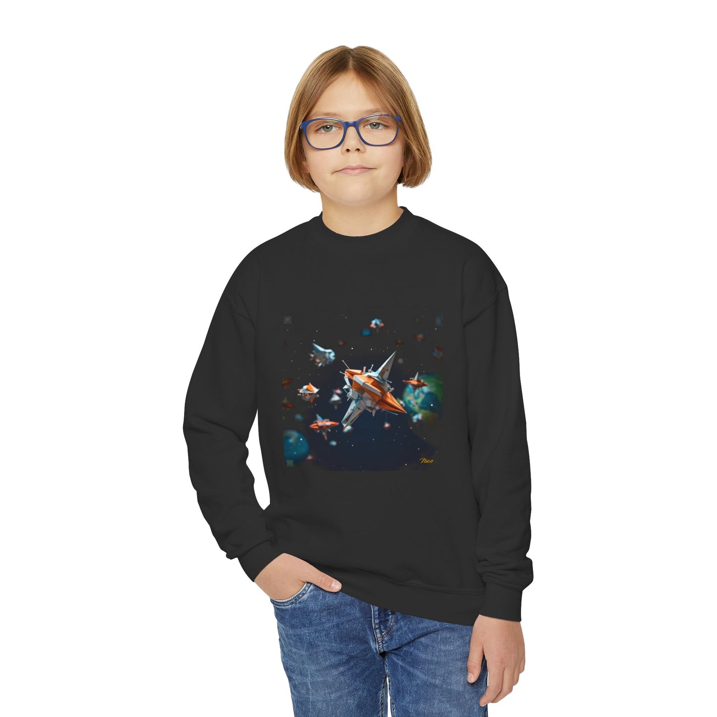 Elons' Dream Series Print #1 Youth Crewneck Sweatshirt