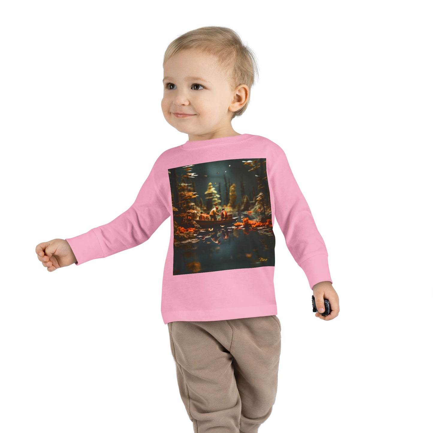 Born On A Bayou Series Print #10 Toddler Long Sleeve Tee