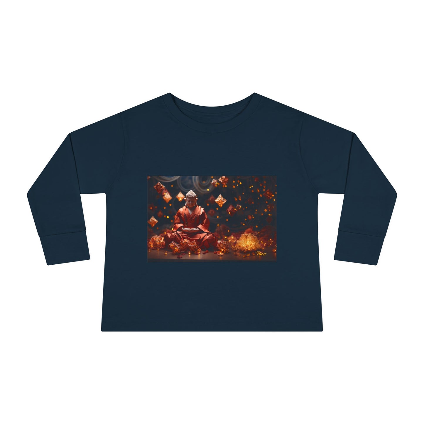 Ascending Buddha Series Print #7 Toddler Long Sleeve Tee